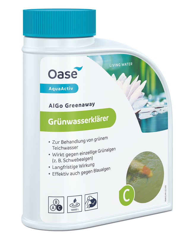 Abbildung AquaActiv AlGo Greenaway von Oase mit 500 ml Inhalt