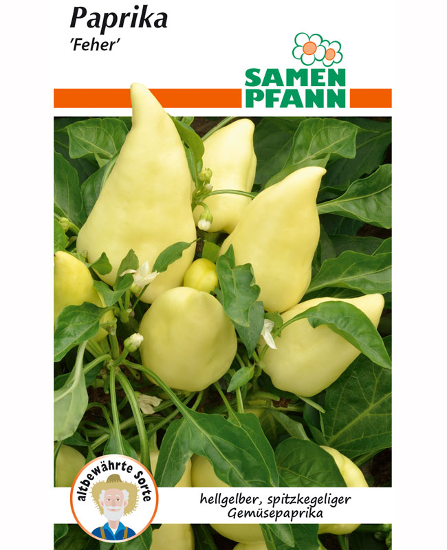 paprika-neher Spitzpaprika 'Feher' (Art.Nr. G579)