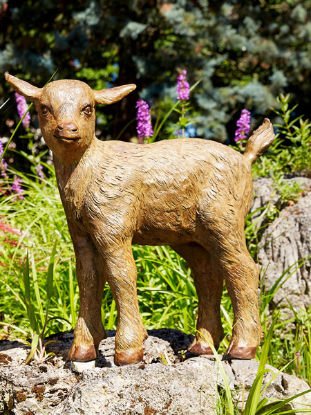 bronzefigur-geisslein Bronzefigur Geißlein stehend (Art.Nr. 88853)