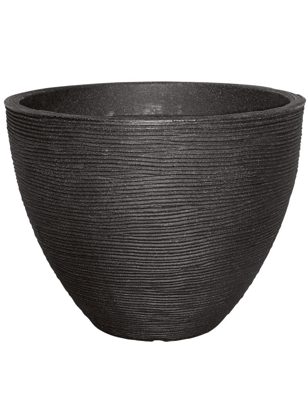 Rillentopf rund in der Farbe Anthrazit und der Groesse 31