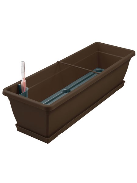 Blumenkasten Aqua Toscana braun