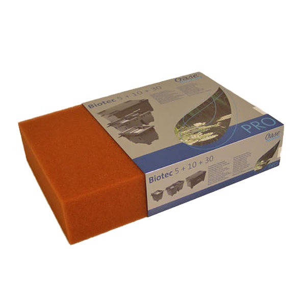 Roter Filterschwamm 54031 fuer BioTec 5, BioTec 10, BioTec 30