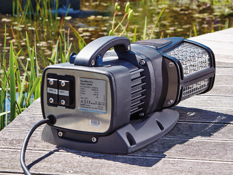 Rueckseite Teichpumpe Aquamax Eco Expert 26000