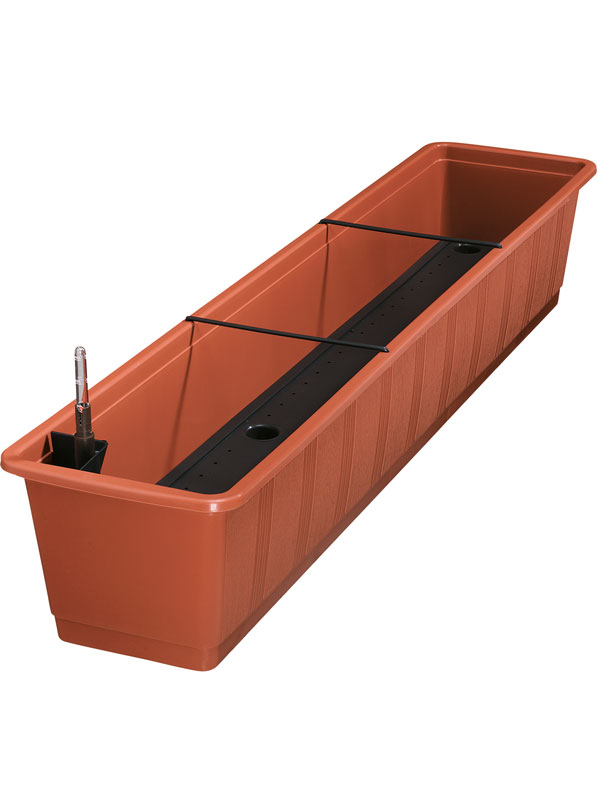 Blumenkasten Aqua Green in der Farbe Terracotta und Groesse 100