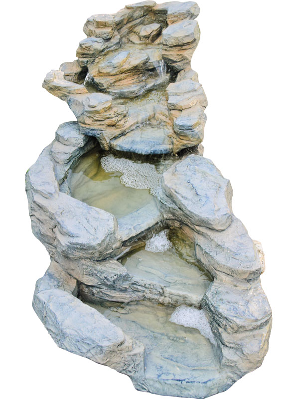 Schiefer-Bachlauf-Set 'Rio Negro' aus Polystone (Art.Nr. gr503) Schiefer-Bachlauf-Set 'Rio Negro' aus Polystone (Art.Nr. gr503)