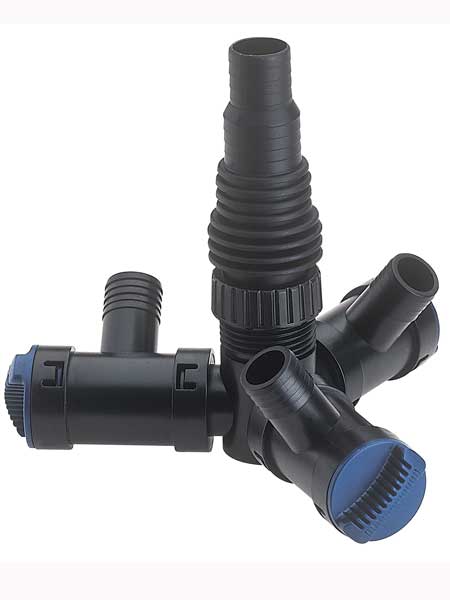 Anschlussstueck um einen Schlauch in drei einzelne Ausgaenge zu teilen