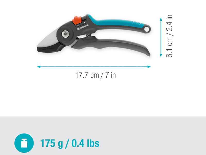 Gartenschere PremiumCut Maße