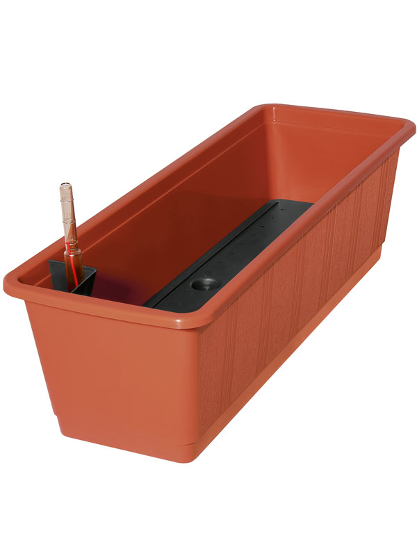 Blumenkasten Aqua Green in der Farbe Terracotta und Groesse 60