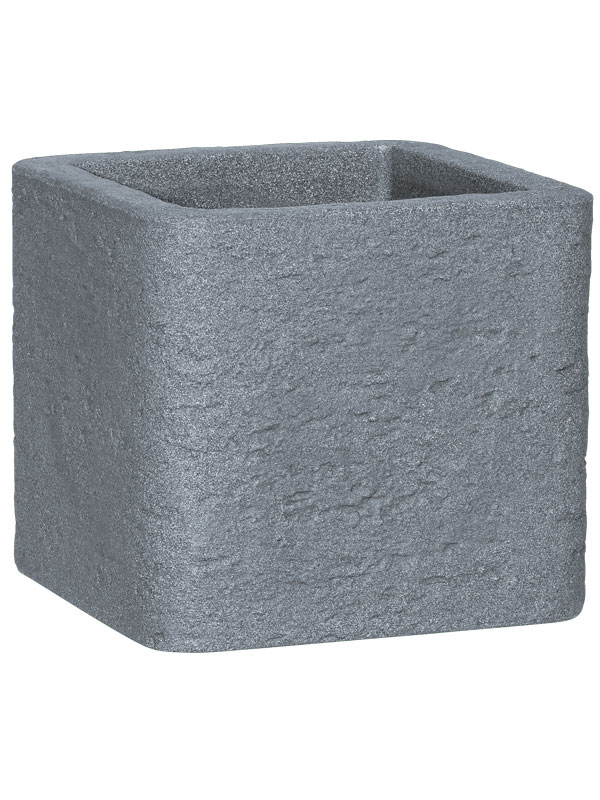 Pflanzkuebel Kubus Stone betonfarbe