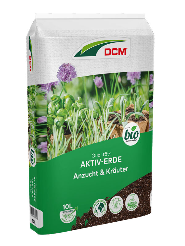 Sack mit Aktiv-Erde fuer Anzucht und Kraeuter von Cuxin mit 10l Inhalt