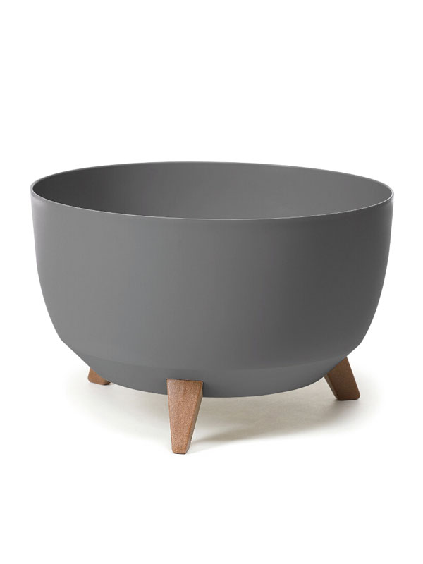 Pflanzkuebel Oslo in der Farbe Anthrazit und der Groesse 40