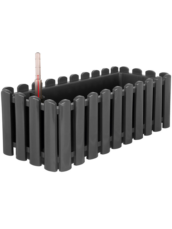 Blumenkasten Aqua Palido in der Farbe Anthrazit und der Groesse 47 cm