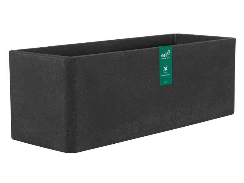 Pflanzkasten Cube in Anthrazit freigestellt