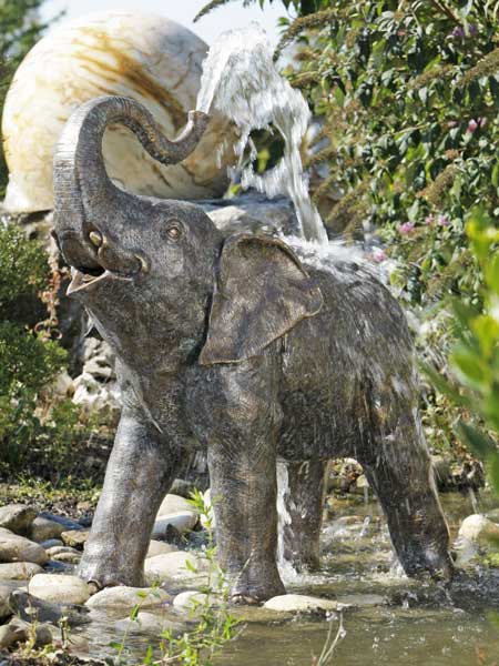 baby-elefant-bronze Bronzefigur Baby Elefant (Art.Nr. 88145)