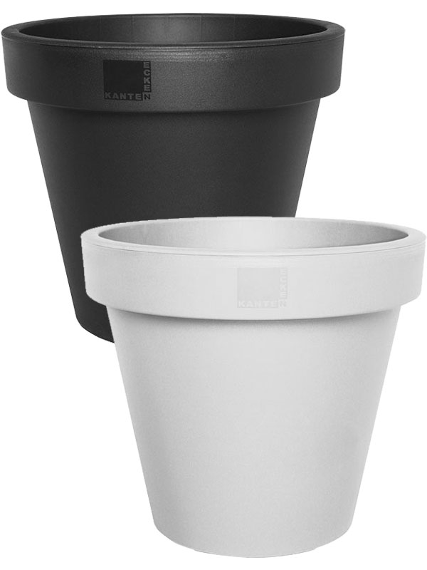 Pflanztopf E und K in verschiedenen Farben