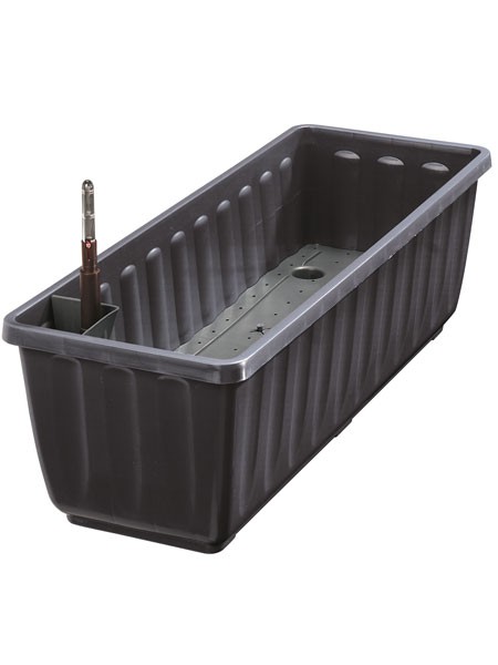 Blumenkasten Aqua Flor in Anthrazit