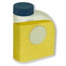 Sind die Mikroorganismen aktiv, verfärbt sich die Lösung hellgelb