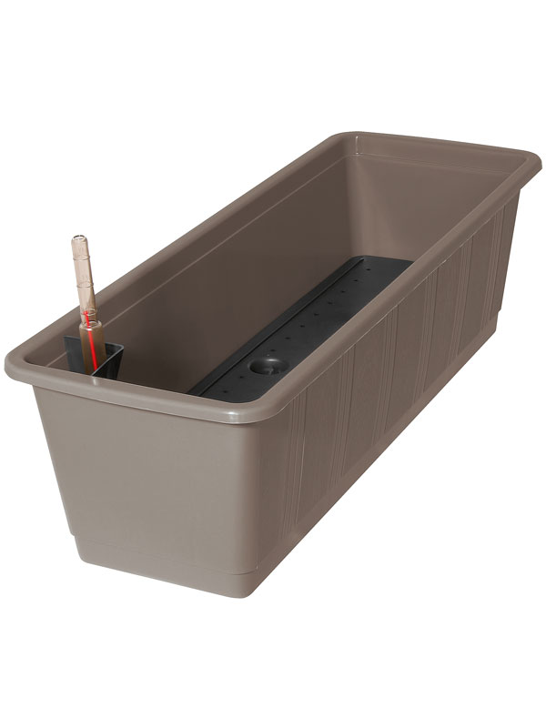 Blumenkasten Aqua Green in der Farbe Taupe und Groesse 60