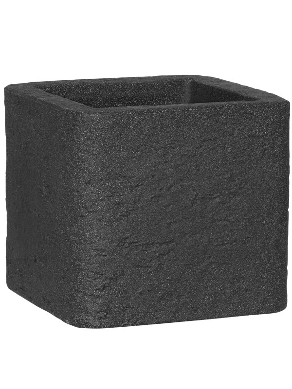 Pflanzkuebel Kubus Stone anthrazit