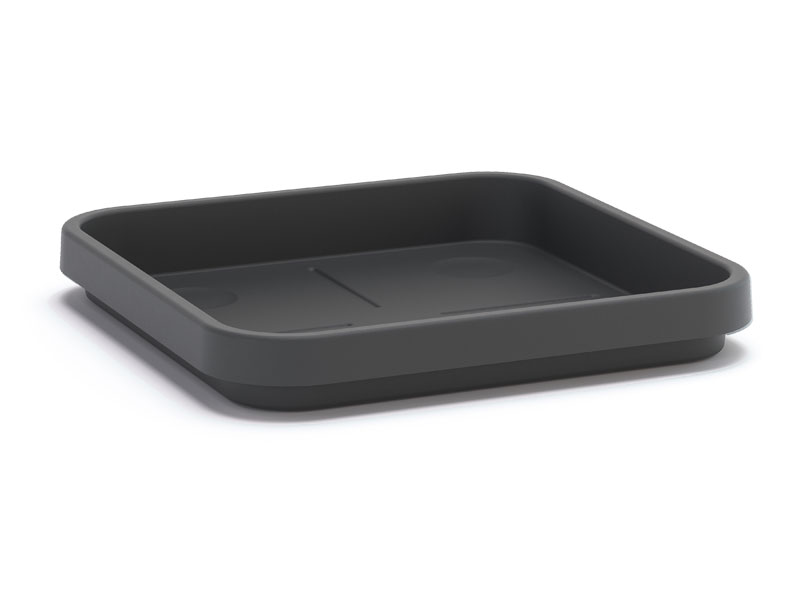 Untersetzer Viva Square in Anthrazit und der Groesse 45