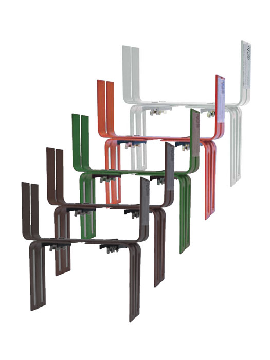 Blumenkastenhalter H-Typ in verschiedenen Farben