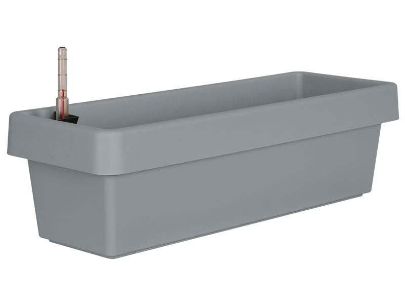 Blumenkasten Viva in Betonfarbe mit 60 cm Groesse freigestellt