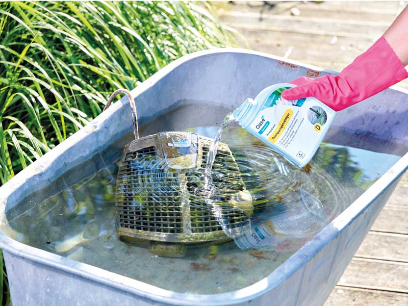 Pumpenreiniger von OASE im Einsatz