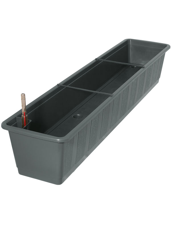 Blumenkasten Aqua Green in der Farbe Anthrazit und Groesse 100