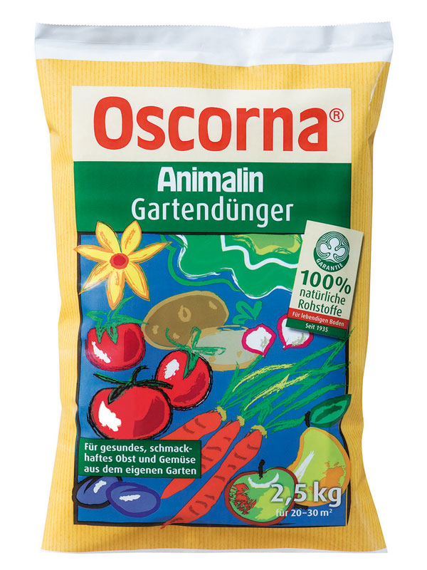 Animalin von Oscorna in der Sack mit 2,5kg Inhalt