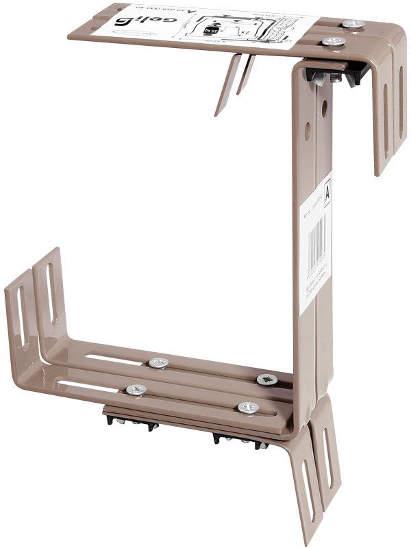 Blumenkastenhalter Long in Taupe