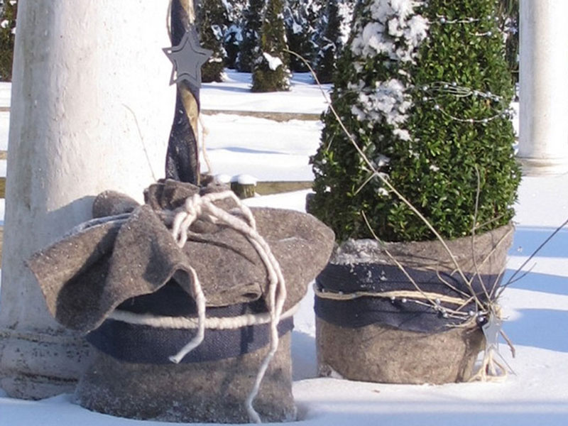 steingrau-schafswollmatte Winterschutz Schafwollmatte aus reiner Schafwolle