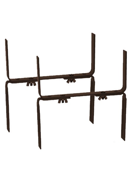 Blumenkastenhalter H-Typ braun