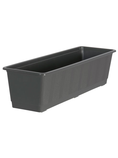 Blumenkasten Standard in der Farbe Anthrazit und der Groesse 60
