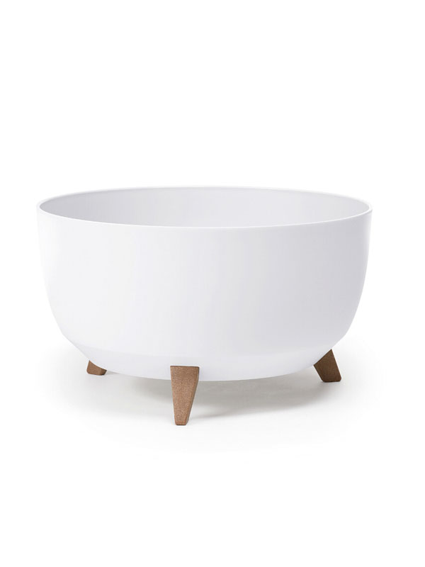 Pflanzkuebel Oslo in der Farbe Weiss und der Groesse 29