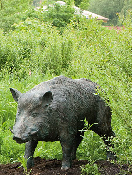 bronzefigur-keiler Bronzefigur Keiler (Art.Nr. 88458)