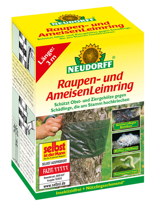 raupen-ameisenleimring Raupen- und AmeisenLeimring