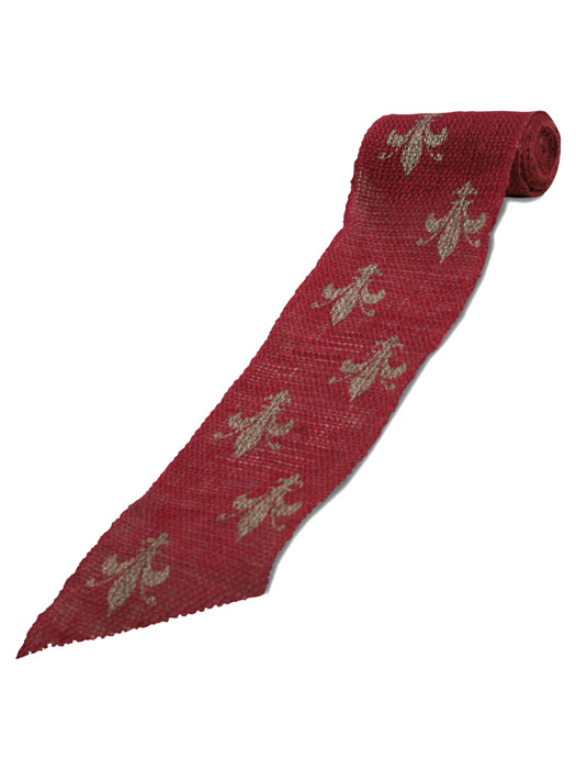 juteband-rot-gold-breit-1 Deko-Juteband mit Lilien-Design