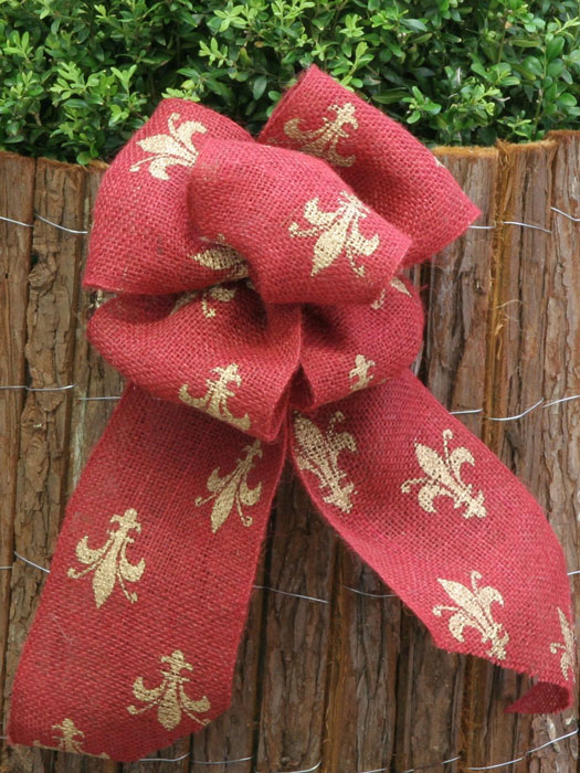 juteband-rot-gold-breit-4 Deko-Juteband mit Lilien-Design