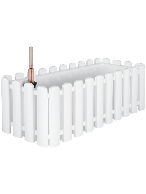 Blumenkasten Aqua Palido in der Farbe Weiss und der Groesse 47 cm