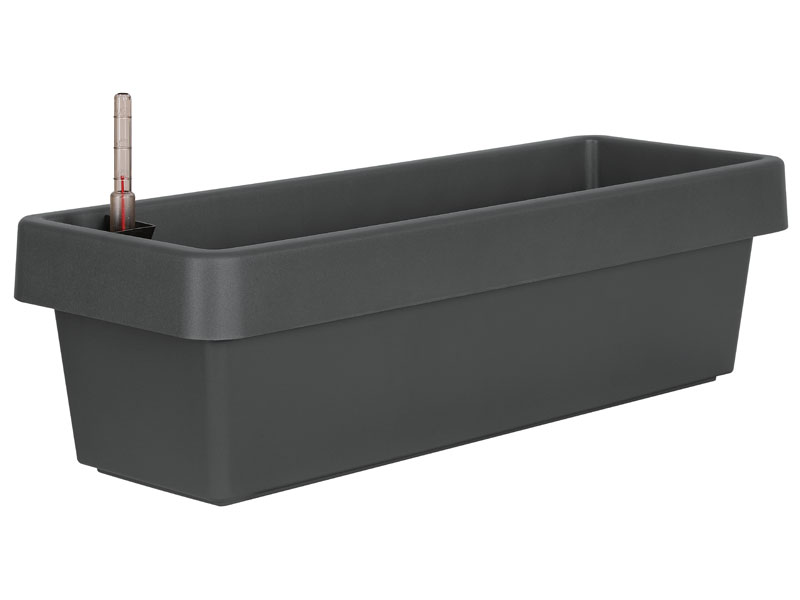 Blumenkasten Viva in Anthrazit mit 60 cm Groesse freigestellt