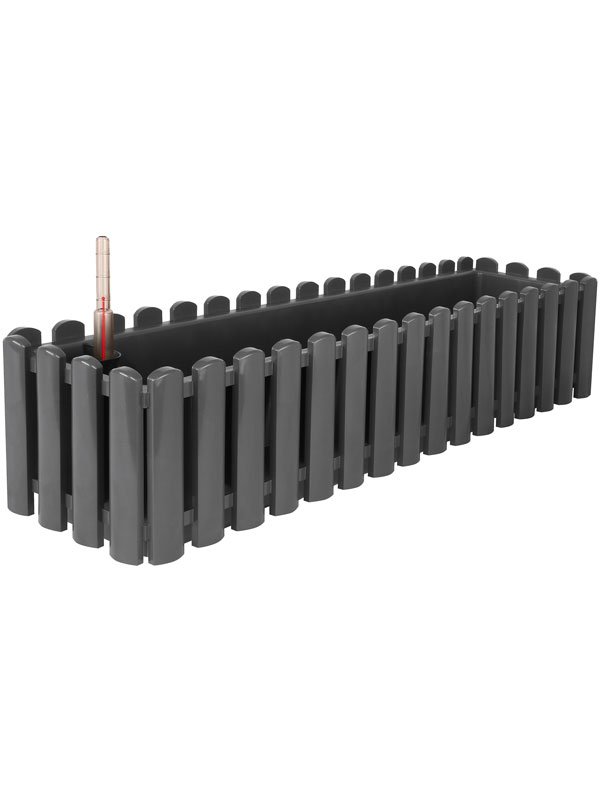 Blumenkasten Aqua Palido in der Farbe Anthrazit und der Groesse 74 cm