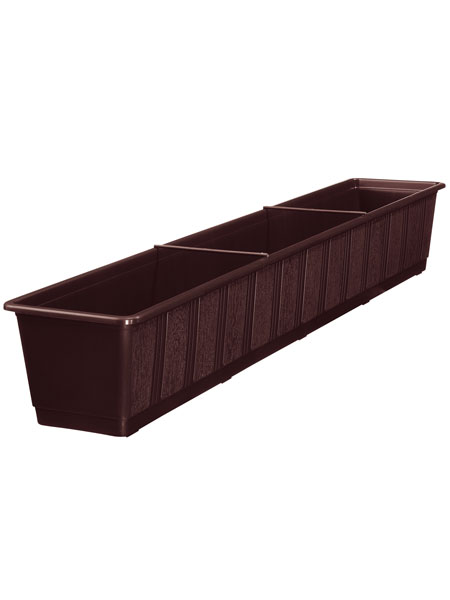 Blumenkasten Standard in der Farbe Braun und der Groesse 100