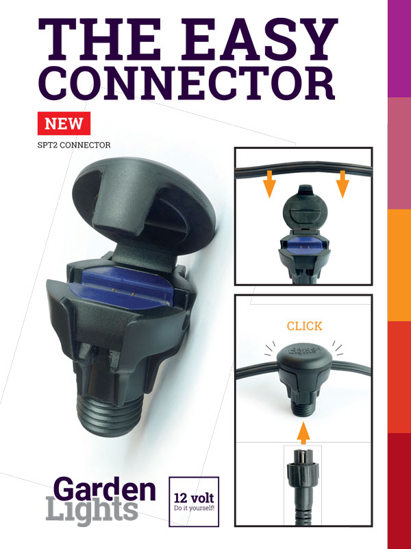 Verpackung des Flex Verbinder Female von GardenLights