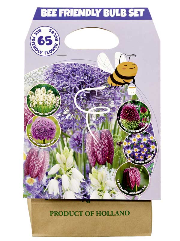 Bienenfreundliche Blumenzwiebelmischung in Packung