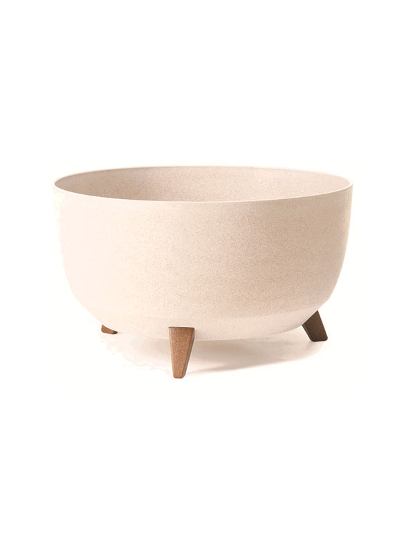 Pflanzkuebel Oslo Eco in der Farbe Beige und der Groesse 47