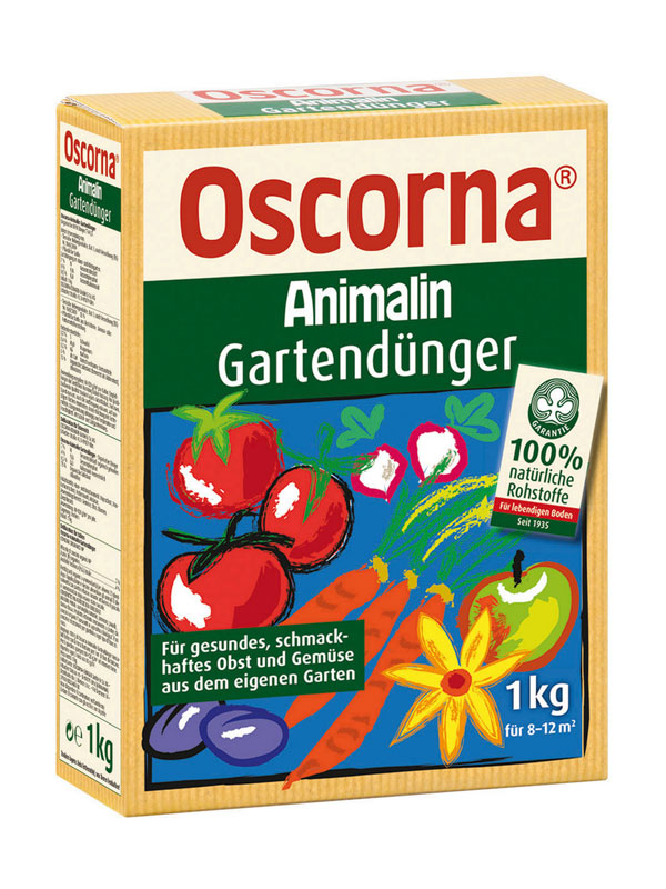 Animalin von Oscorna in der Faltschachtel mit 1kg Inhalt