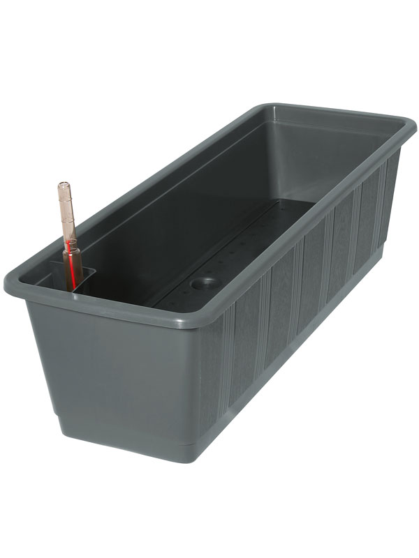 Blumenkasten Aqua Green in der Farbe Anthrazit und Groesse 60