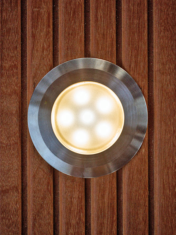 Einbauleuchte Sirius Warmweiß aus der Vogelperspektive Einbauleuchte Sirius in Warmweiss aus der Vogelperspektive