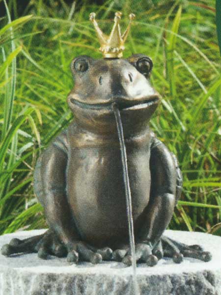 frosch-bronze-teodor Bronzefigur Froschkönig Teodor (Art.Nr. 88495)