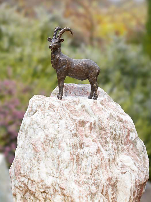 bronzefigur-steinbock